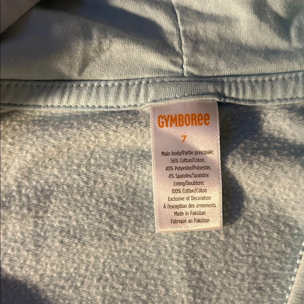 Gymboree Light Blue Unicorn Hoodie